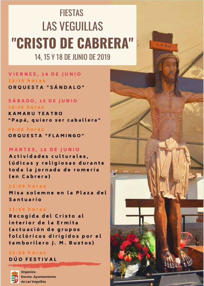 Fiestas del Cristo de Cabrera 2019 Las Veguillas
